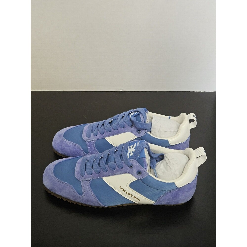 Sz 5.5 - Sam Edelman Zaria sneakers in a Blue Breeze/White